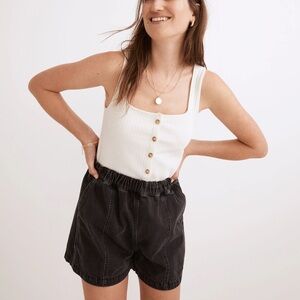 Madewell Denim Easy Pull-On Shorts